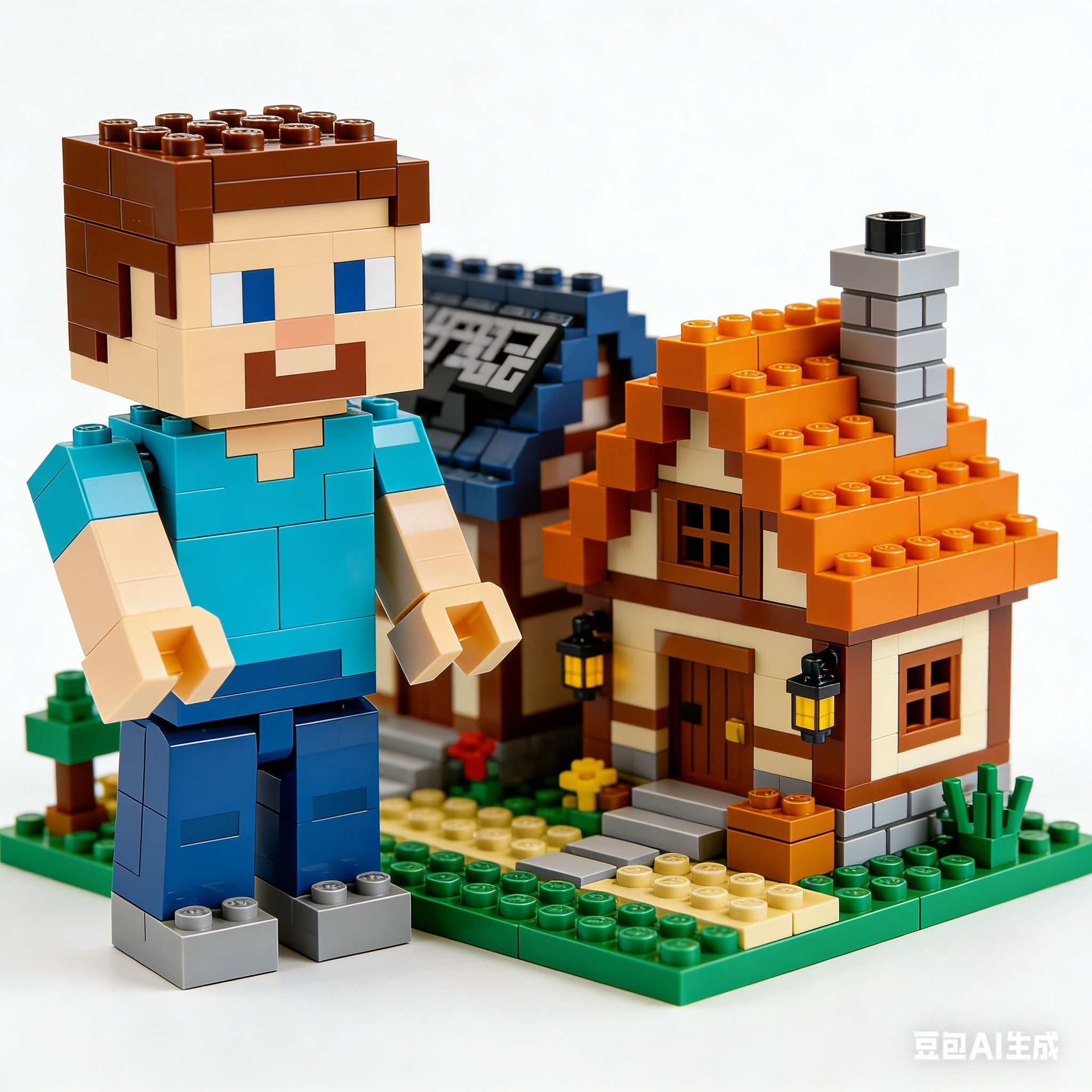 乐高我的世界 村庄