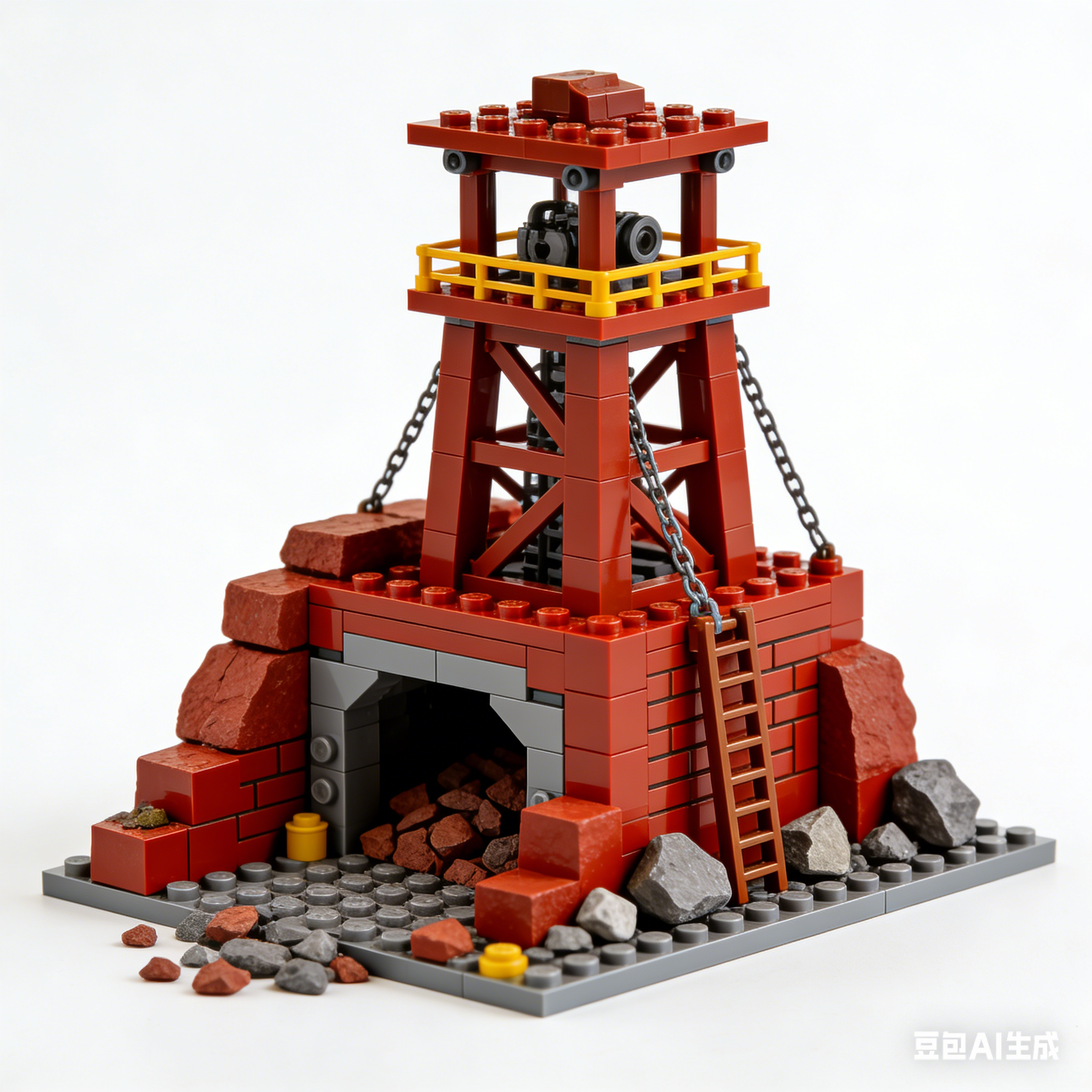 乐高我的世界 红石矿井